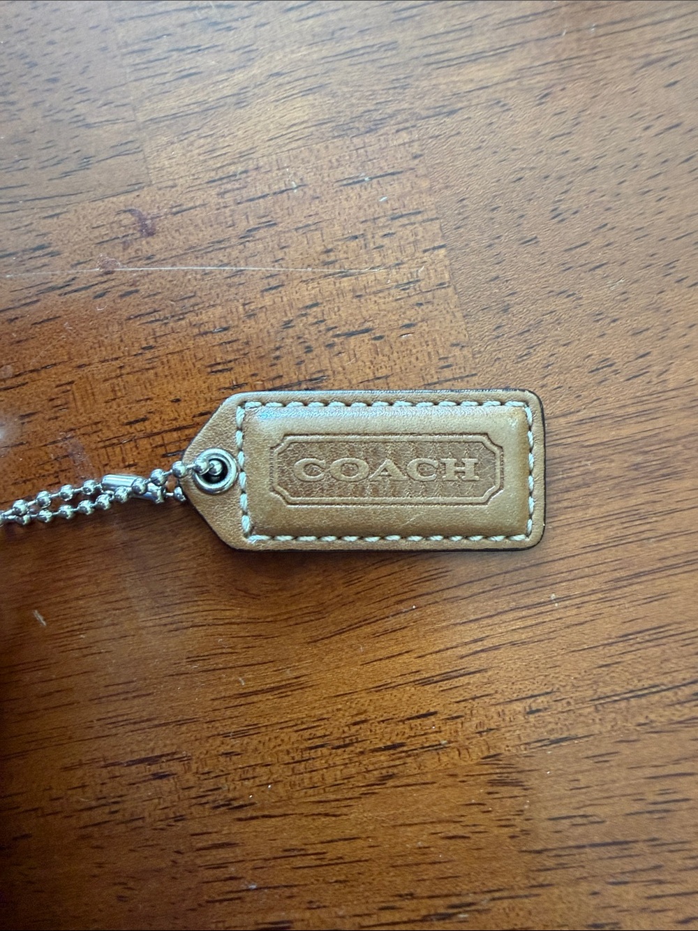 Coach Tan Signature Canvas Shoulder Bag with Brown Leather Trim - Picture 3 of 12